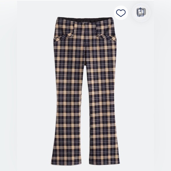 Liverpool Women's Plaid Pants in Black and Tan - Picture 1 of 4